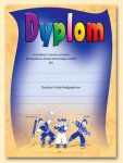 Dyplom wzorowego ucznia nr 3