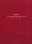 Rejestr otrzymanych i wydanych druków kart rowerowych