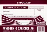 Wniosek o zaliczkę