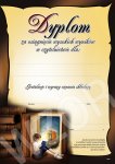 Dyplom za osiągnięcia w czytelnictwie - DP811T
