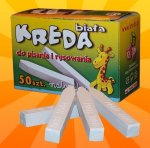 Kreda biała kwadratowa - B1