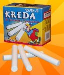Kreda biała okrągła - M8