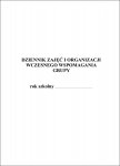 Dziennik zajęć i organizacji wczesnego wspomagania grupy