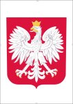 Godło Herb Polski A4 - antyrama