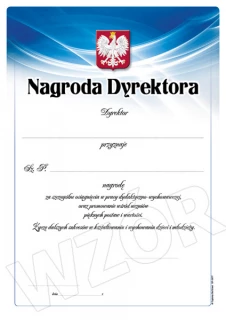 Dyplomy - Nagroda Dyrektora - DP267T/DP267