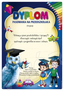Dyplomy pasowania na przedszkolaka - DP79T/DP79