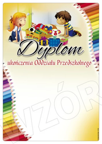 Dyplomy ukończenia oddziału przedszkolnego - DP62T/DP62