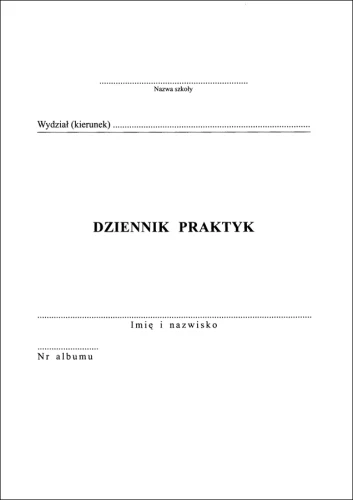 Dziennik praktyk